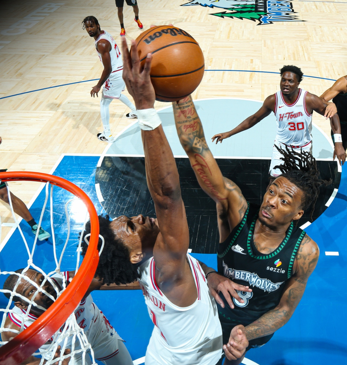 杜兰特里程碑之夜申京封盖绝杀森林狼